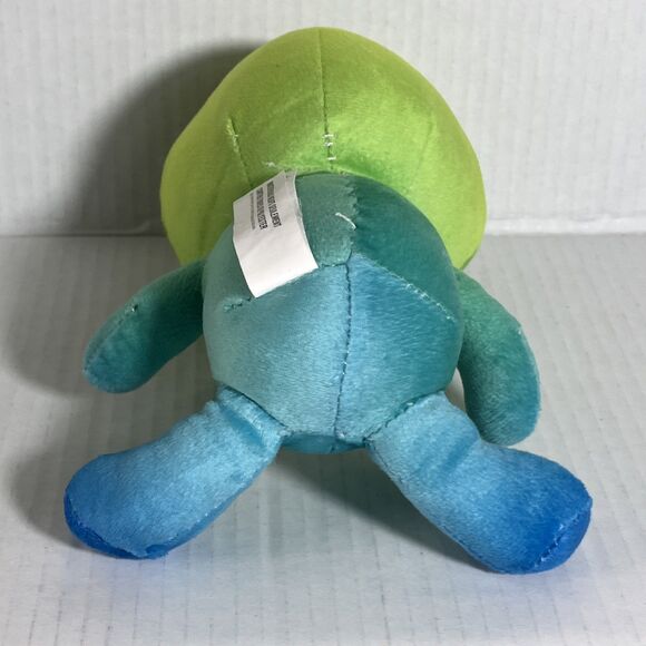 Alien Plush Toy Sitting Ombré Green And Blue Yellow 8” Outer space - Picture 4 of 8